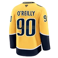 Men's Fanatics Ryan O'Reilly Yellow Nashville Predators Home Premium Jersey
