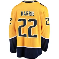 Men's Fanatics Tyson Barrie Gold Nashville Predators Home Breakaway Jersey
