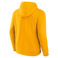 Men's Gold Nashville Predators Primary Logo Pullover Hoodie