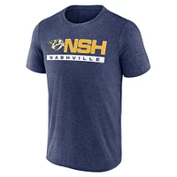 Men's Heather Navy Nashville Predators Playmaker T-Shirt