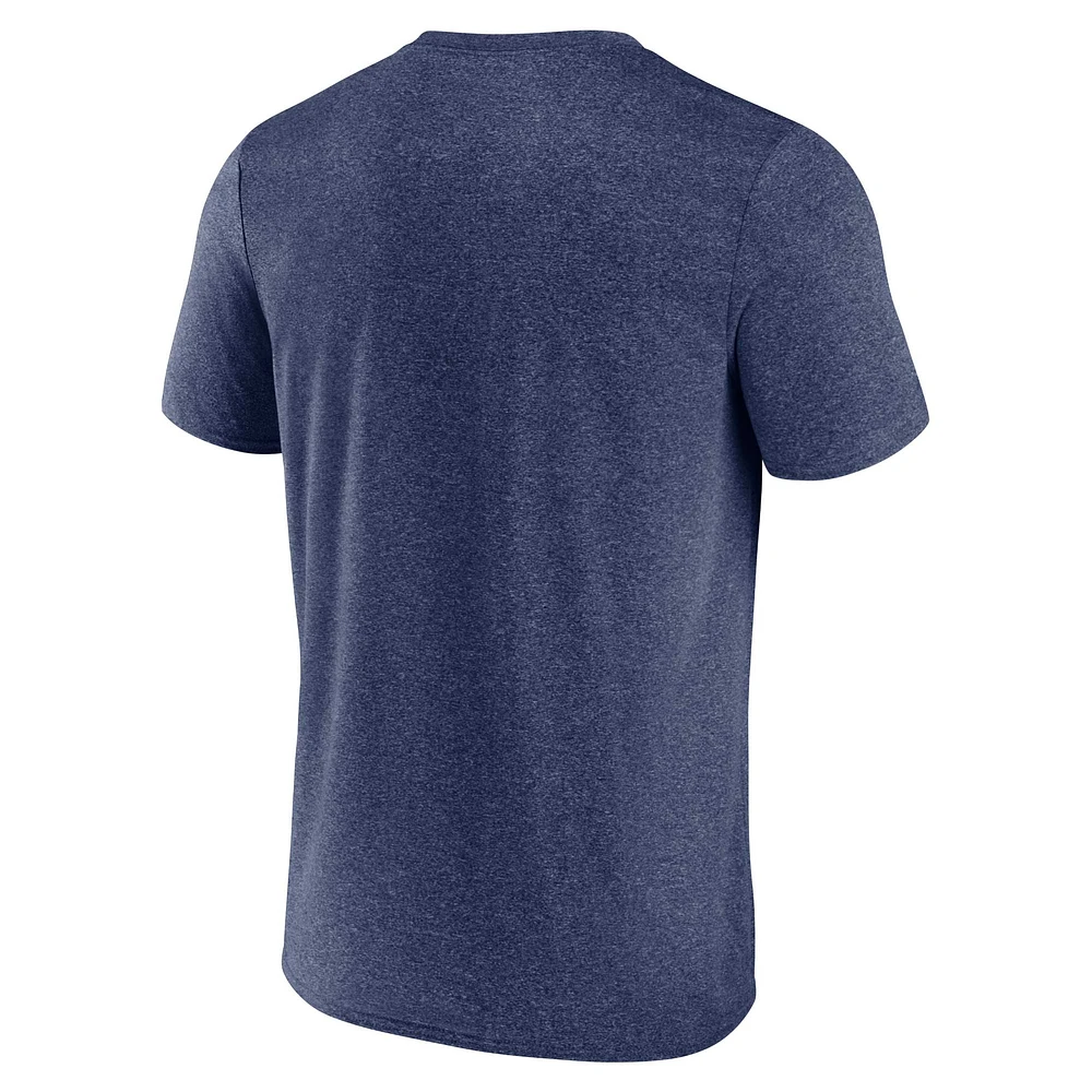 Men's Heather Navy Nashville Predators Playmaker T-Shirt