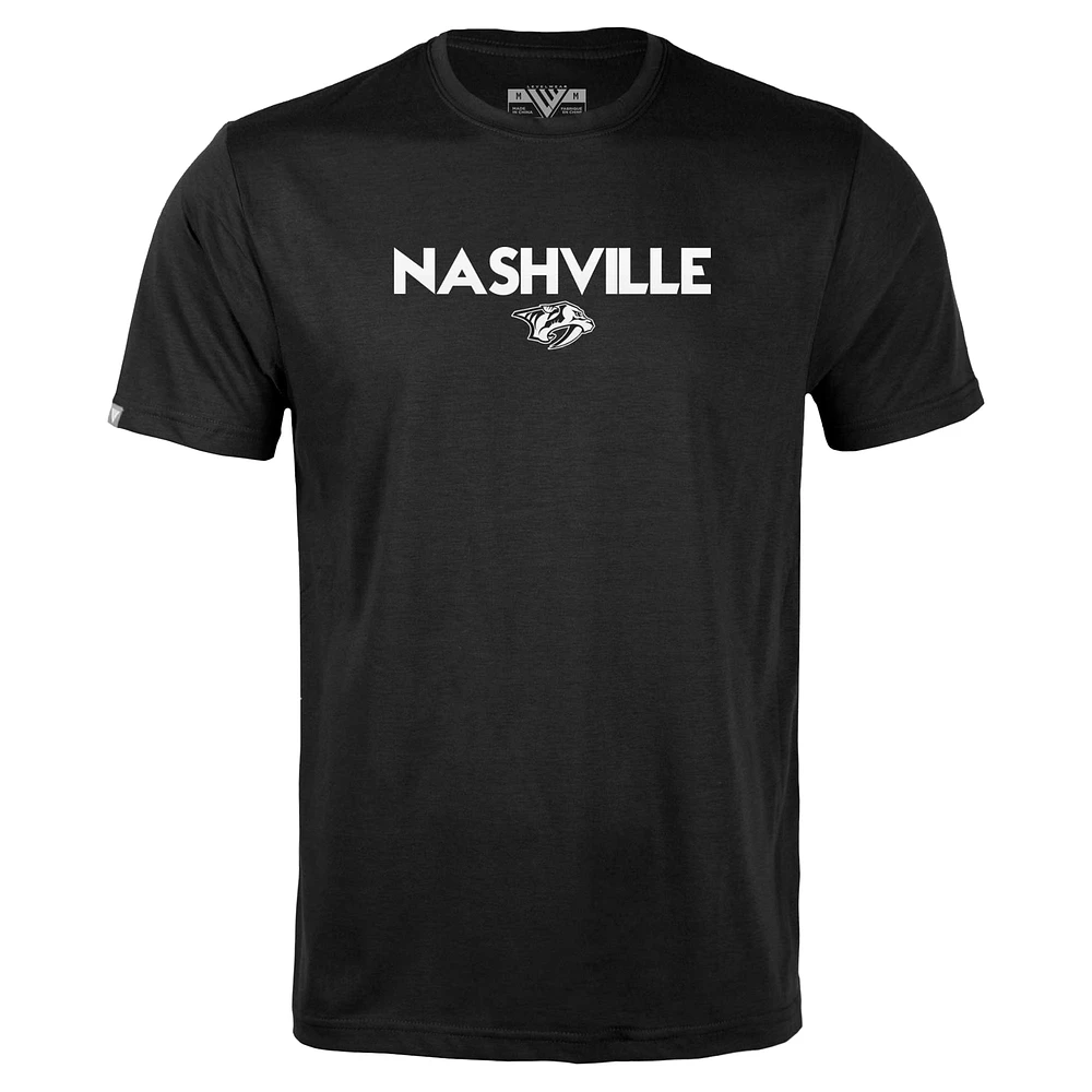 T-shirt Richmond City Capsule pour homme, noir, Nashville Predators