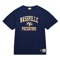 Men's Mitchell & Ness Navy Nashville Predators Legendary Slub T-Shirt