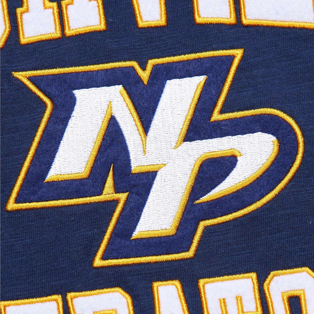 Men's Mitchell & Ness Navy Nashville Predators Legendary Slub T-Shirt