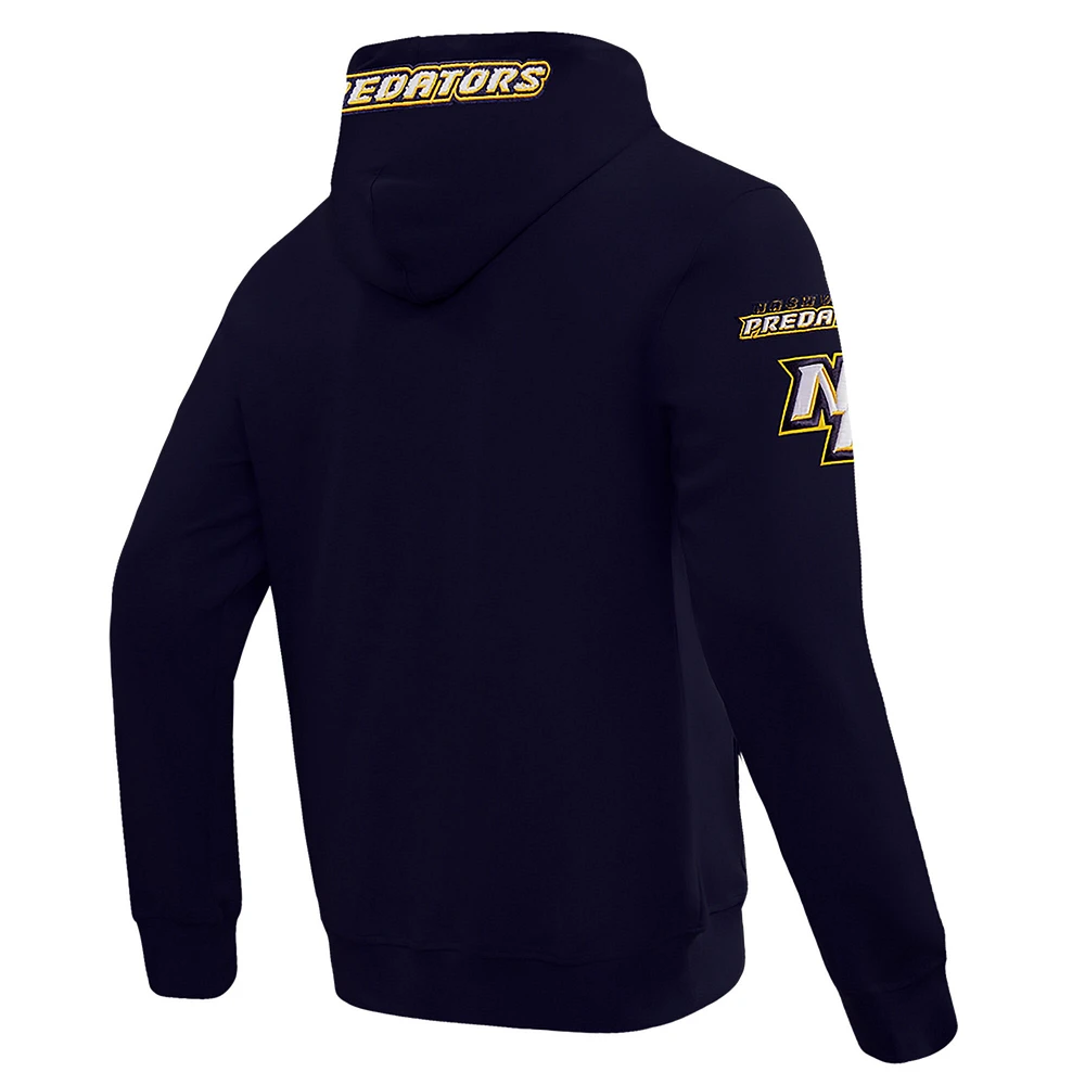 Men's Pro Standard Navy Nashville Predators Classic Pullover Hoodie