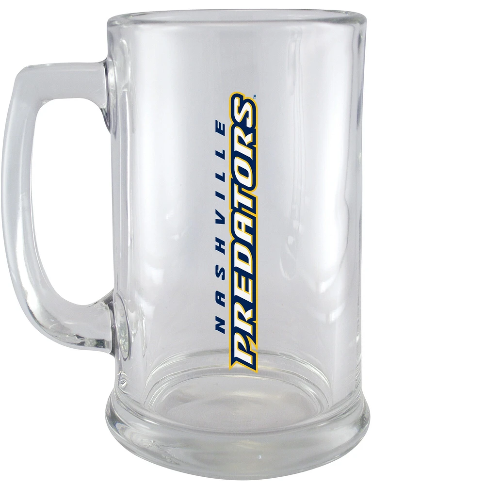 Nashville Predators - 15oz. Glass Beer Stein