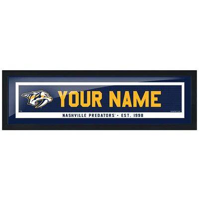 Nashville Predators - 6'' x 22'' Team Personalization Picture Frame