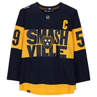 Roman Josi Navy Nashville Predators Autographed adidas Authentic 2022 Stadium Series Jersey