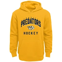 Toddler Gold/Heather Gray Nashville Predators Play by Pullover Hoodie & Pants Set