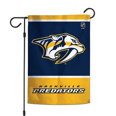 WinCraft Nashville Predators Drapeau de jardin double face 30,5 x 45,7 cm