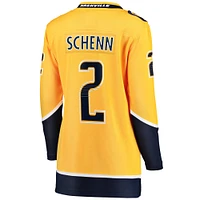 Women's Fanatics Luke Schenn Gold Nashville Predators Home Breakaway Player Jersey