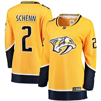 Women's Fanatics Luke Schenn Gold Nashville Predators Home Breakaway Player Jersey