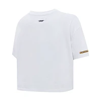 T-shirt court Pro Standard pour femmes des Predators de Nashville Boxy Script Tail
