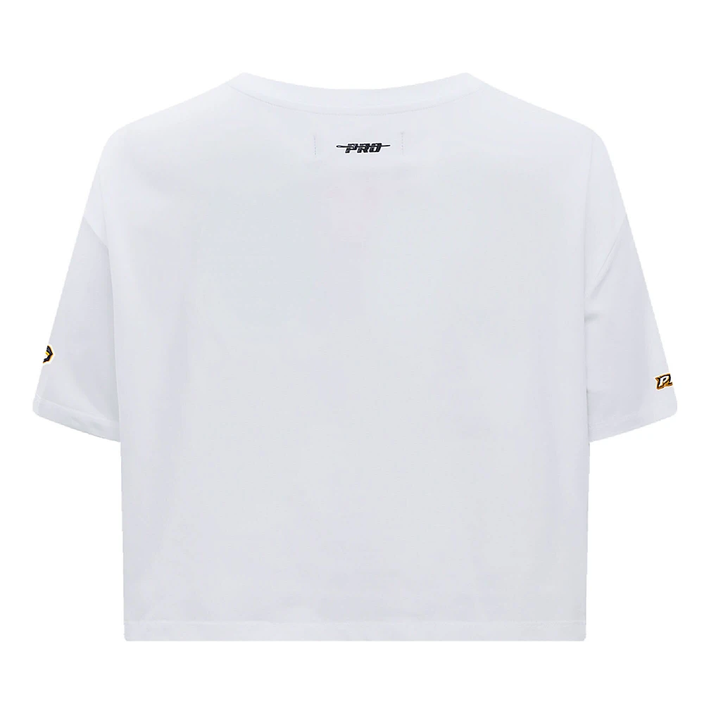 T-shirt court Pro Standard pour femmes des Predators de Nashville Boxy Script Tail