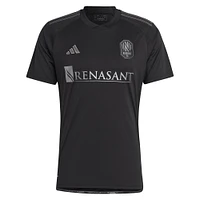 Men's adidas Jacob Shaffelburg Black Nashville SC 2024 Man Kit Replica Player Jersey