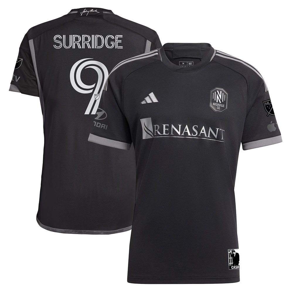 FTF NASSC NOIR ADI 2023 HOMME AUTHENTIQUE MAILLOT SECONDAIRE JERMENACS