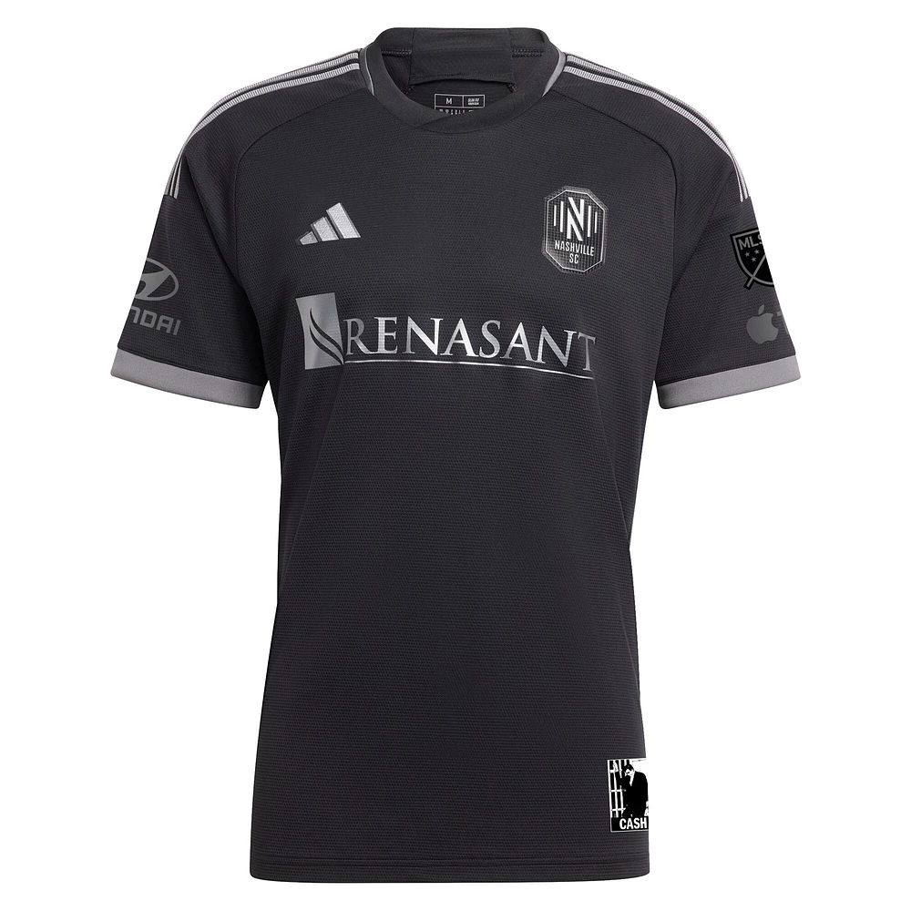 Homme adidas Walker Zimmerman Noir Nashville SC 2023 En Kit Authentique Maillot Joueur