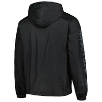 Men's Black Nashville SC Graffiti Full-Zip Hoodie Windbreaker Jacket