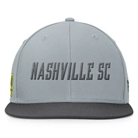 Men's Fanatics Gray Nashville SC Smoke Snapback Hat
