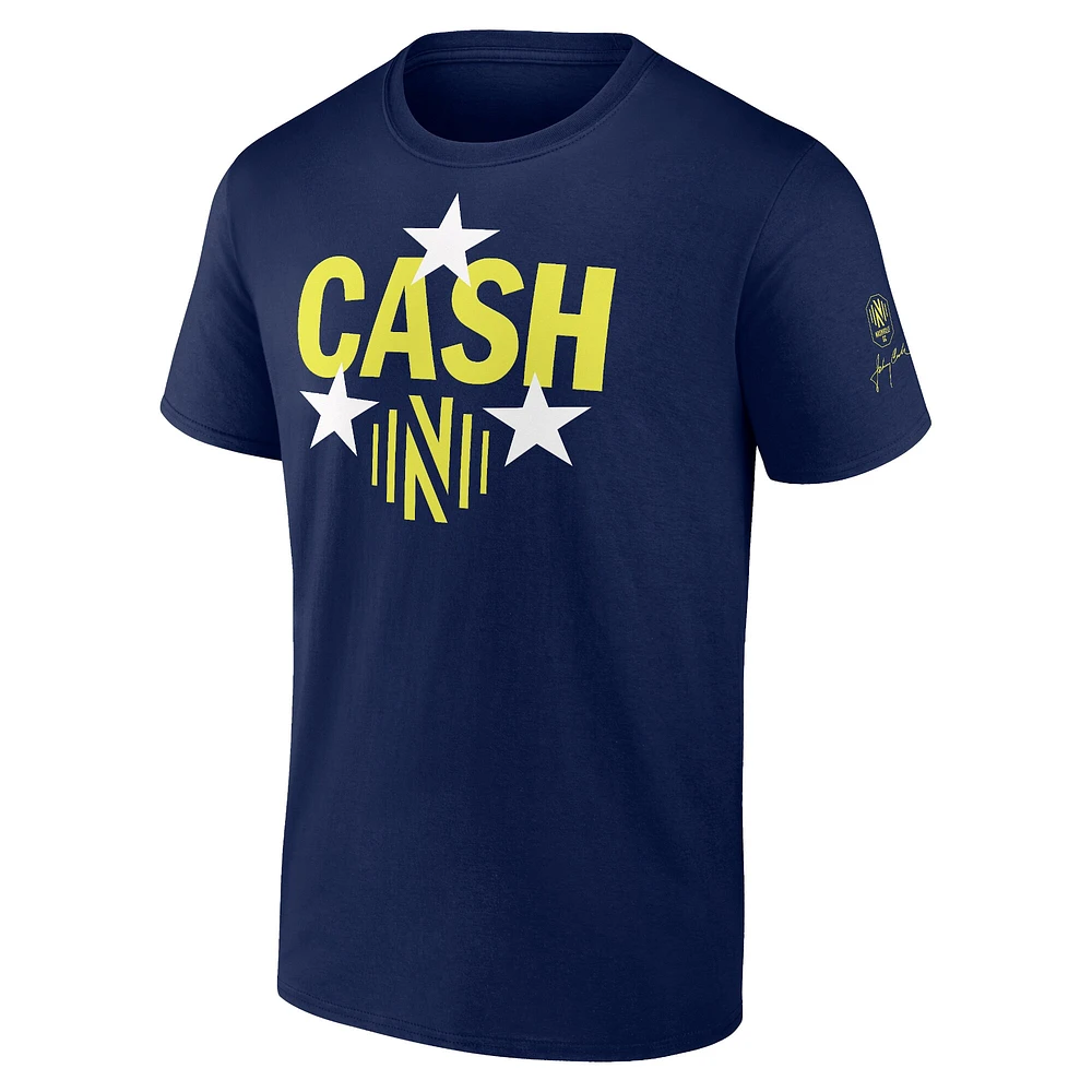 Men's Fanatics Navy Nashville SC x Johnny Cash Stars T-Shirt
