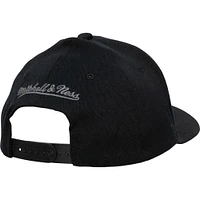 Men's Mitchell & Ness Black Nashville SC x Johnny Cash Adjustable Hat
