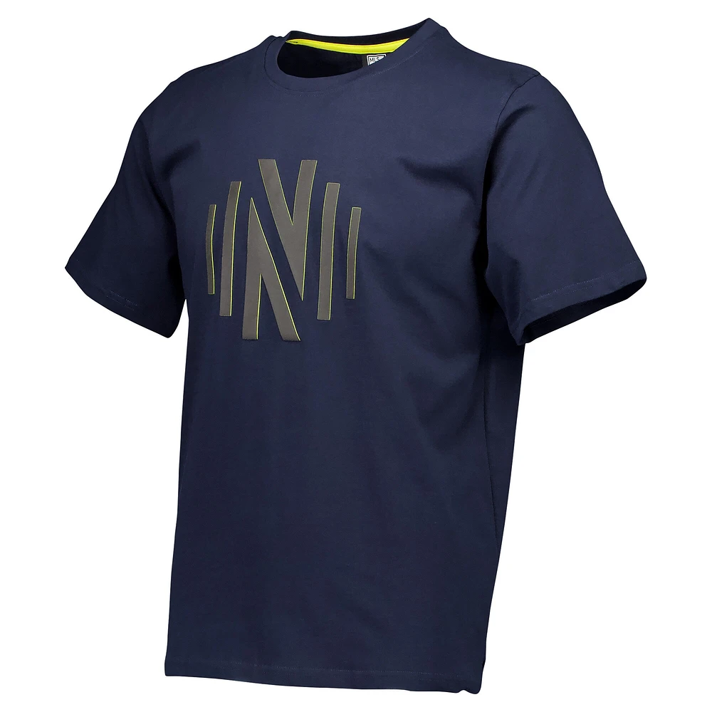 Men's Navy Nashville SC Primary Logo Relaxed T-Shirt
