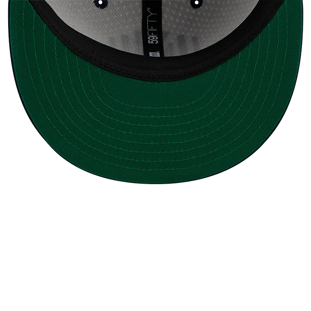 Men's New Era Gray Nashville SC Throwback Mesh 59FIFTY Fitted Hat