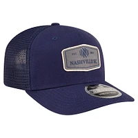 Men's New Era  Navy Nashville SC Labeled 9SEVENTY Trucker Stretch-Snap Adjustable Hat