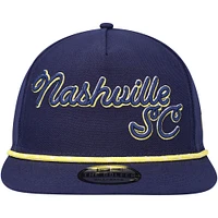 Men's New Era  Navy Nashville SC Script Golfer Adjustable Hat