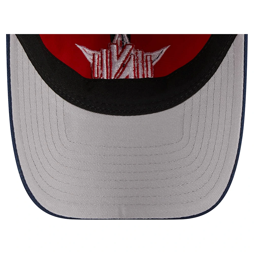 Men's New Era Red Nashville SC Americana 9TWENTY Adjustable Hat