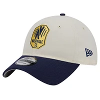 Men's New Era White Nashville SC 2024 Kick Off Collection 9TWENTY Adjustable Hat