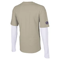 Men's Stadium Essentials Tan Nashville SC Status Long Sleeve T-Shirt