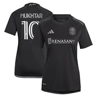 Women's adidas Hany Mukhtar Black Nashville SC 2023 Man Kit Replica Player Jersey