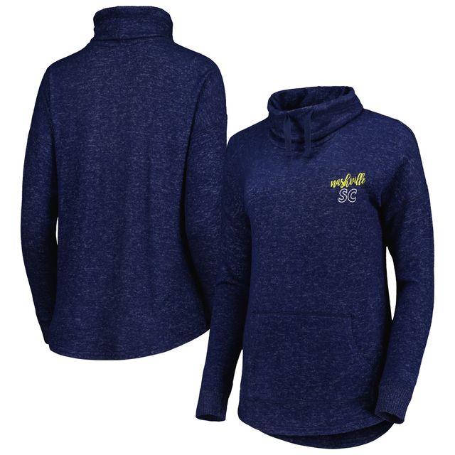 Sweat-shirt à enfiler tri-mélange Nashville SC Cuddle pour femme bleu marine chiné