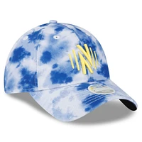 Women's New Era Navy Nashville SC Tie-Dye 9TWENTY Adjustable Hat