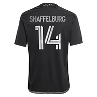 Youth adidas Jacob Shaffelburg Black Nashville SC 2024 Man Kit Replica Player Jersey