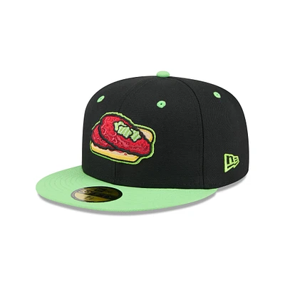 Casquette ajustée 59FIFTY pour homme, thème Nashville Sounds, New Era, noire