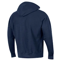 Men's Champion Navy Midshipmen Vault Late Night Reverse Weave Pullover Hoodie