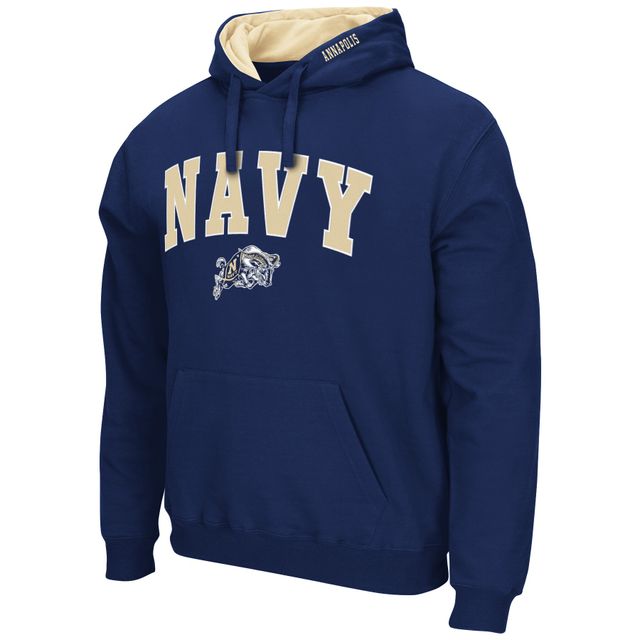 Sweat à capuche Colosseum Navy Midshipmen Arch & Logo 3.0 pour homme