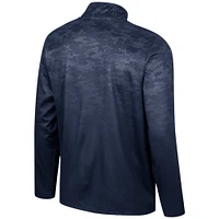 Men's Colosseum  Navy Midshipmen The Machine Half-Zip Jacket