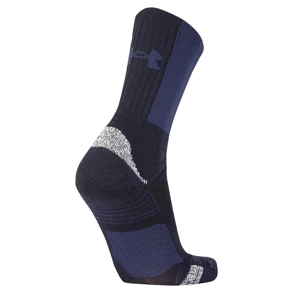 Men's Under Armour  Navy Midshipmen Team Playmaker Crew Socks