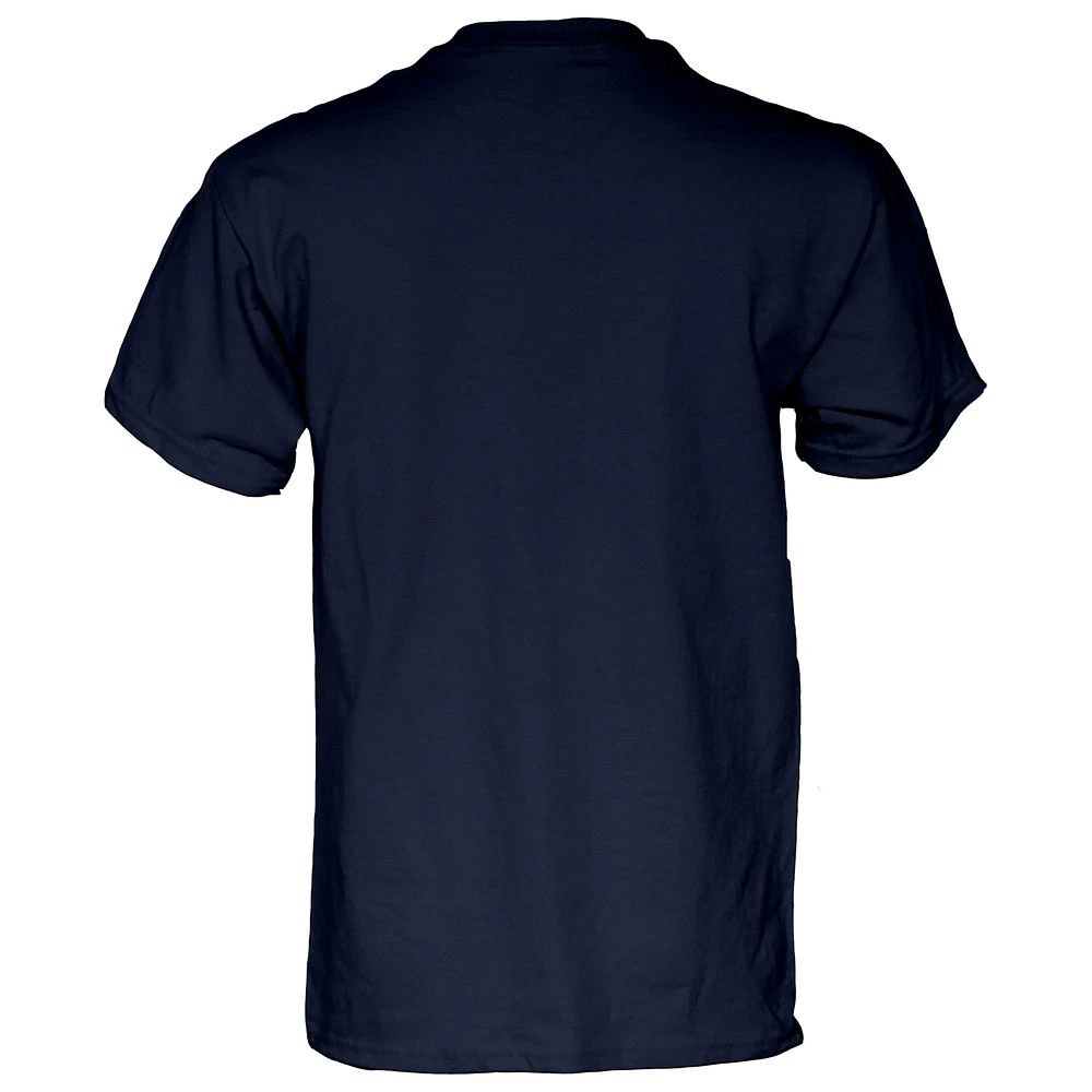 T-shirt unisexe bleu marine 84 Navy Midshipmen 2024 Commander-In-Chief's Trophy Champions Score