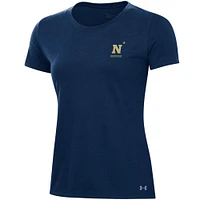 Women's Under Armour  Navy Midshipmen 2023 Aer Lingus College Football Classic Performance Cotton T-Shirt