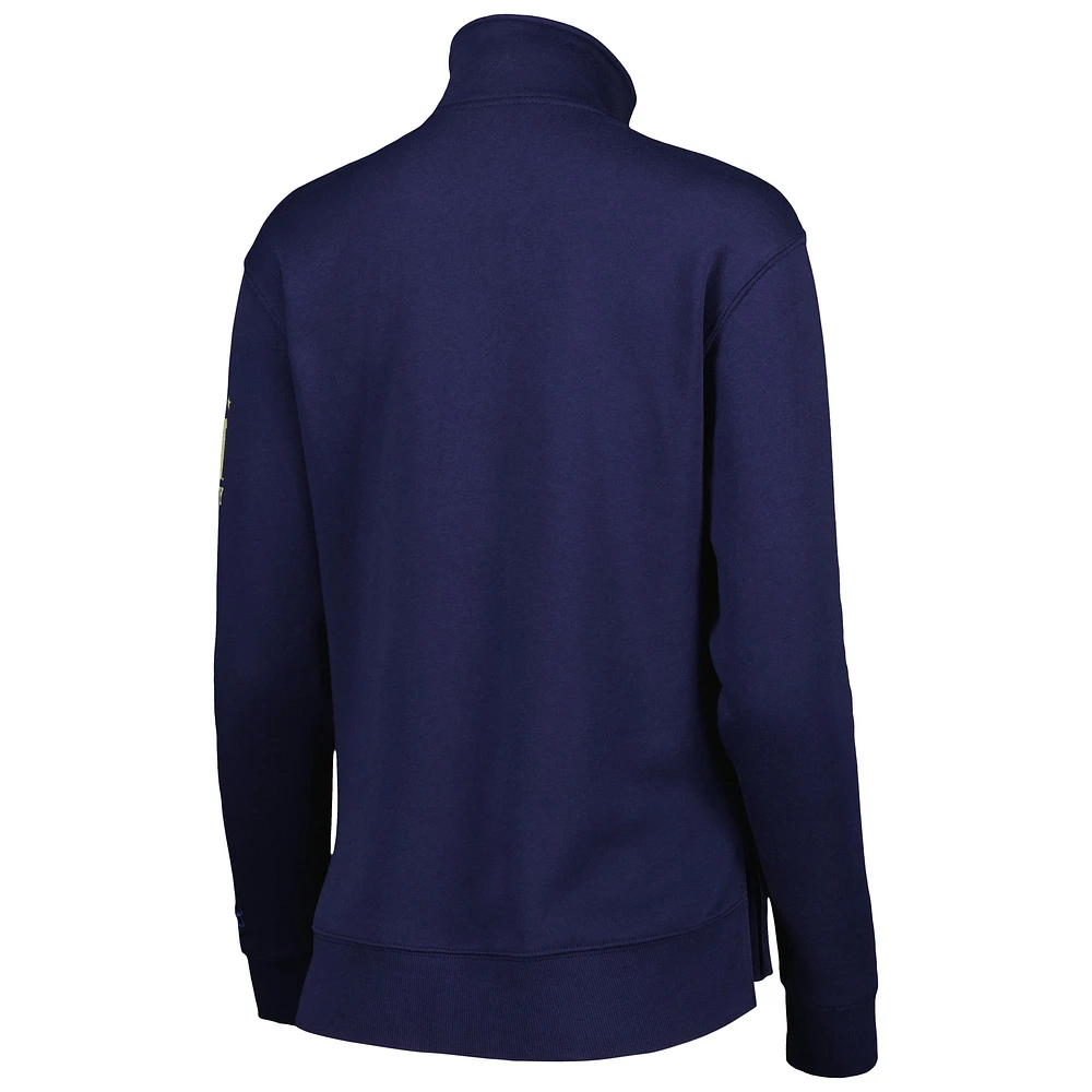 Women's Under Armour Navy Midshipmen All Day Full-Zip Jacket