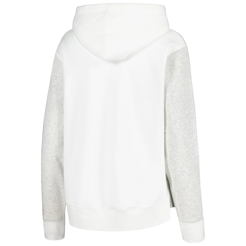 Women's Under Armour White Navy Midshipmen All Day Pullover Hoodie