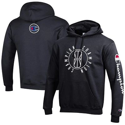 Unisex Champion Black NBA 2K League In-Game Logo Powerblend Pullover Hoodie