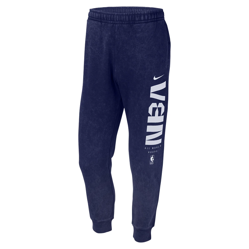 Pantalon de jogging délavé Nike NBA All-World Hoops Club bleu marine pour homme