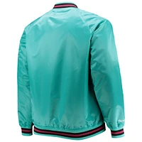 Men's Mitchell & Ness Teal Big Tall 1996 NBA All-Star Game Hardwood Classics Satin Full-Snap Jacket
