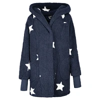 Unisex  Navy 2025 NBA All-Star Game Lounger Open-Front Hoodie
