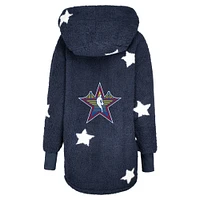 Unisex  Navy 2025 NBA All-Star Game Lounger Open-Front Hoodie